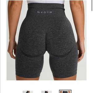 NVGTN black speckled biker shorts